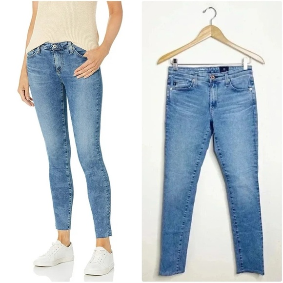 AG Adriano Goldschmied The Legging Super Skinny Jeans Anthropologie Size 26 - Picture 1 of 7